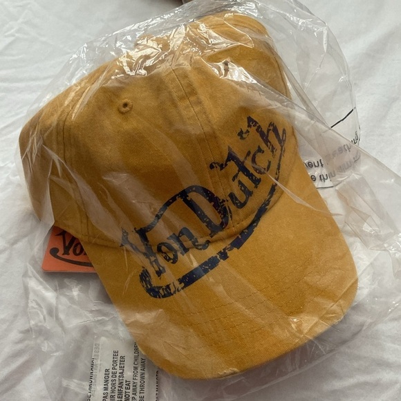 NWT Von Dutch distressed mustard yellow hat - Picture 5 of 10
